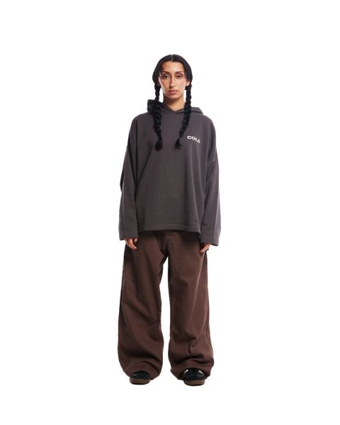 Cold Culture Pegaso Hoodie Dark Grey | 96587-FVBD