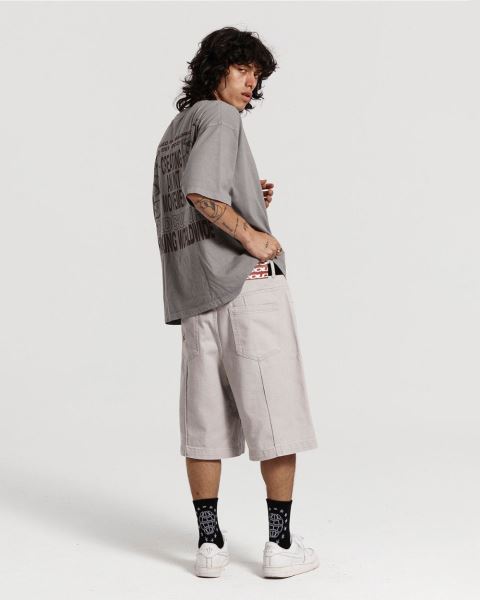 Cold Culture Pintuck V2 Shorts Grey | 74213-XTBN