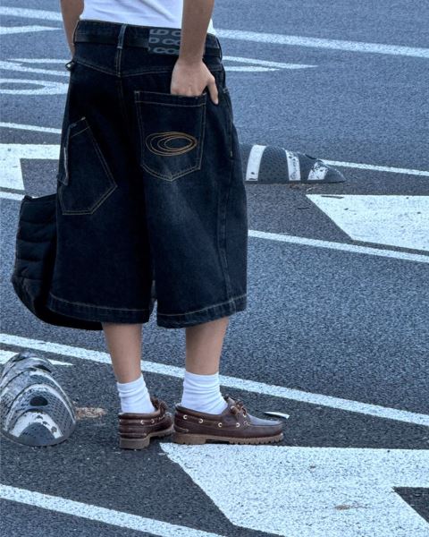 Cold Culture Pocket Ko Shorts Black Blue | 14062-HQTJ