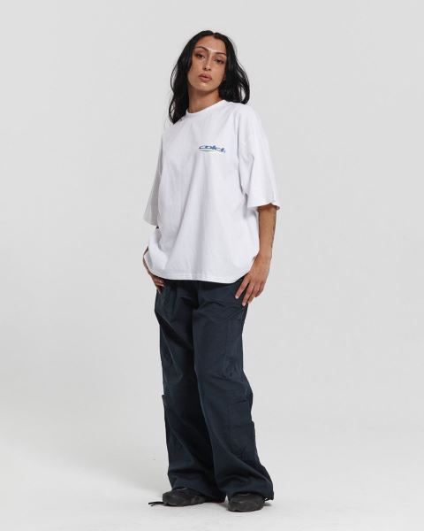 Cold Culture Pointer T Shirt White | 03754-UOAK