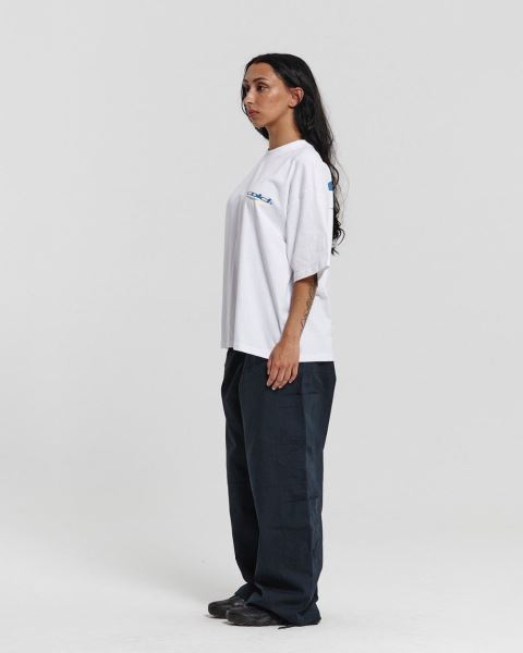 Cold Culture Pointer T Shirt White | 03754-UOAK