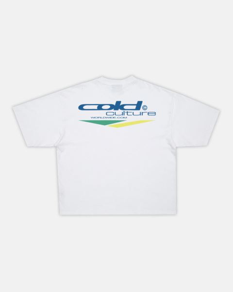 Cold Culture Pointer T Shirt White | 03754-UOAK