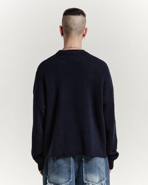 Cold Culture Poison Knitwear Blue | 72059-VFAD