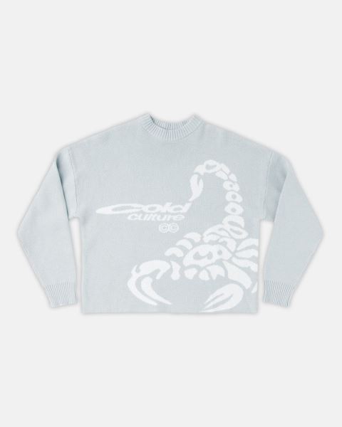 Cold Culture Poison Knitwear Grey | 85302-OHQK