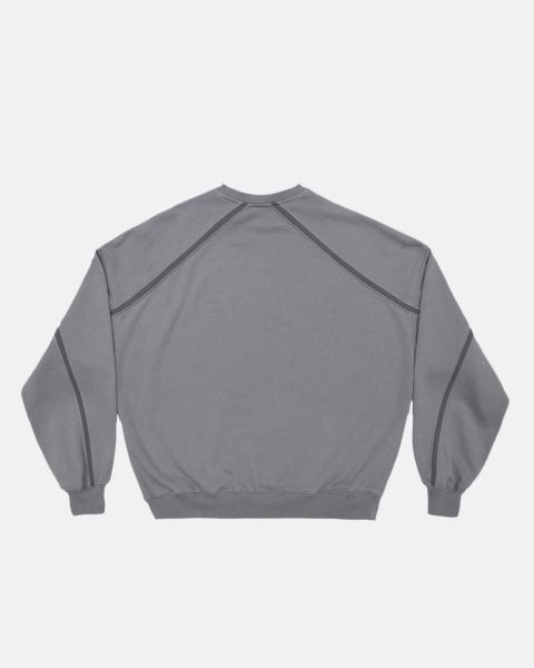 Cold Culture Precision Crewneck Sweatshirts Grey | 89102-PRJB