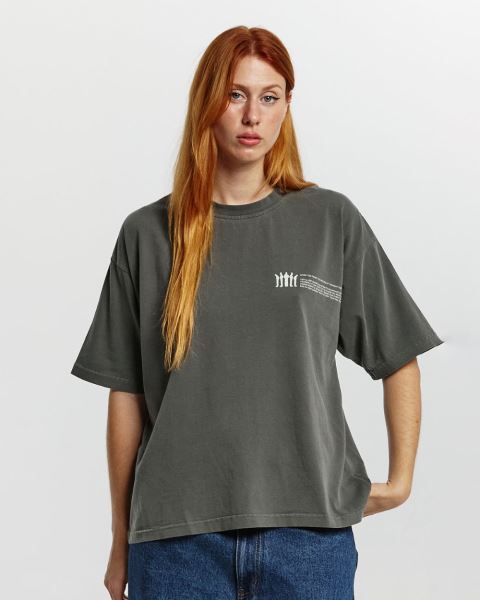 Cold Culture Resilience T Shirt Green | 07863-SOMI