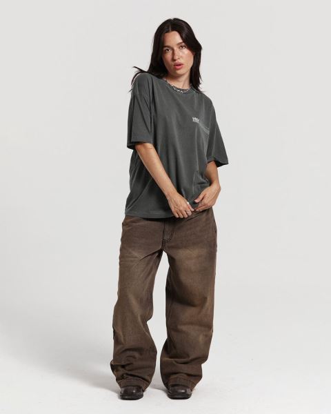 Cold Culture Resilience T Shirt Grey | 30945-JFPT