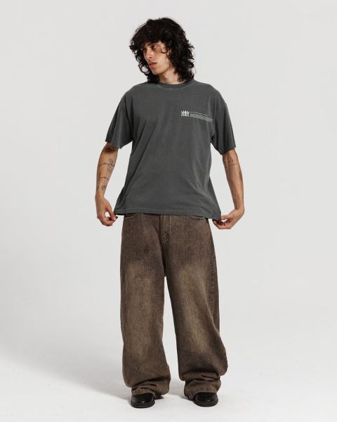 Cold Culture Resilience T Shirt Grey | 30945-JFPT