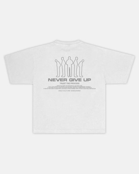 Cold Culture Resilience T Shirt Light Grey | 72980-IJDN