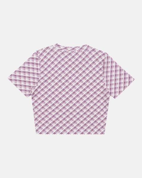 Cold Culture Rhombus Baby T Shirt Pink | 91548-SZHO