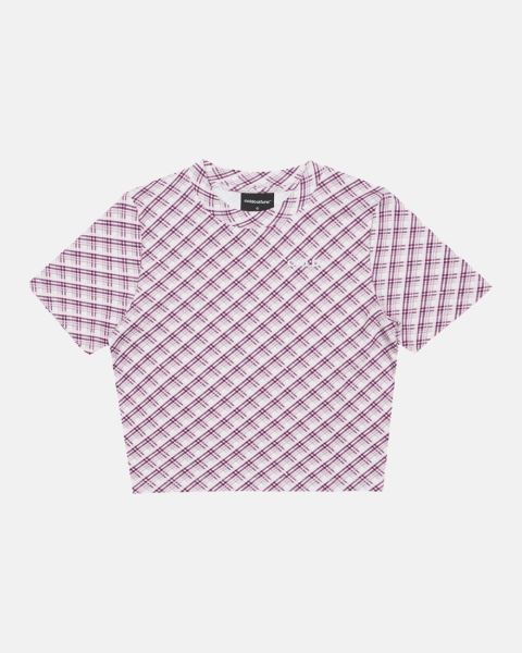 Cold Culture Rhombus Baby T Shirt Pink | 91548-SZHO