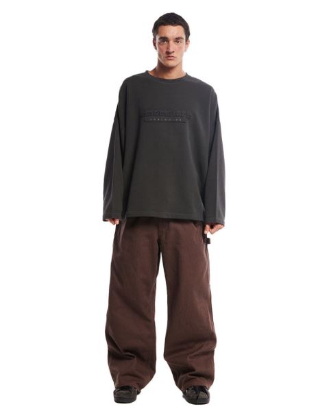 Cold Culture Ripped Box Logo Crewneck Sweatshirts Green | 89763-ACMG