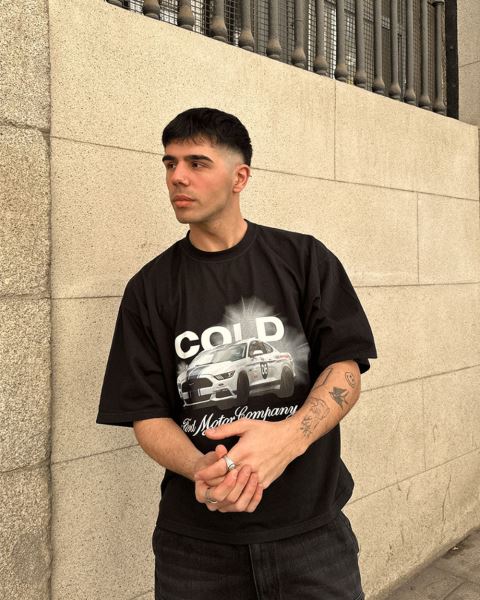 Cold Culture Rush T Shirt Black | 26307-EHAQ