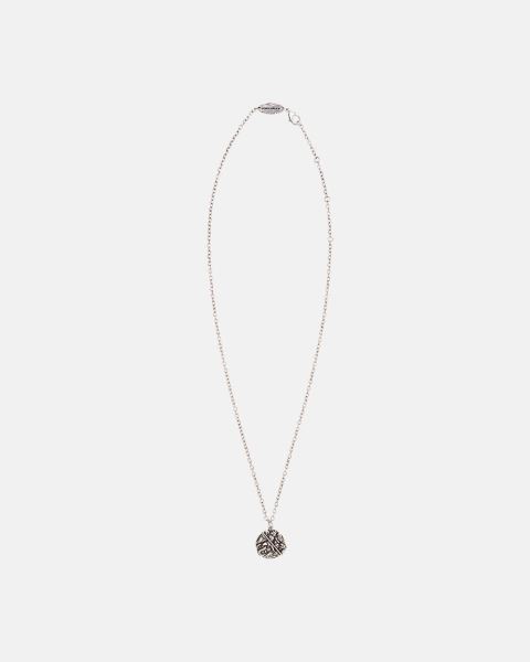 Cold Culture Saint Necklace Jewelry Silver Red | 61073-EHIS