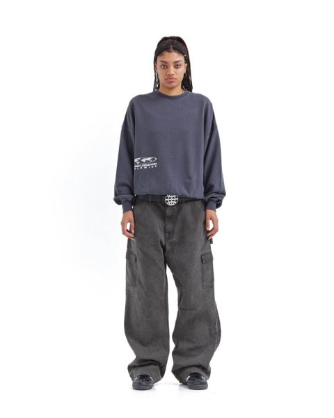 Cold Culture Sharing Location Crewneck Sweatshirts Brown | 37615-NLFS