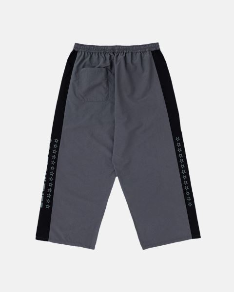 Cold Culture Side Stripe Stars Pants Stripes Dark Grey | 67541-KAPU