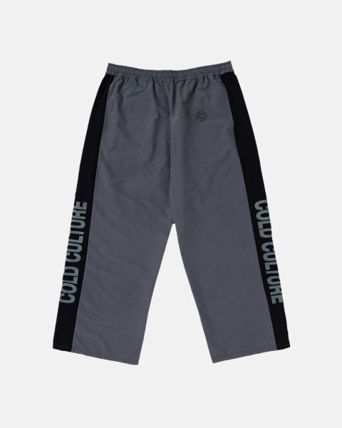 Cold Culture Side Stripe Stars Pants Stripes Dark Grey | 67541-KAPU