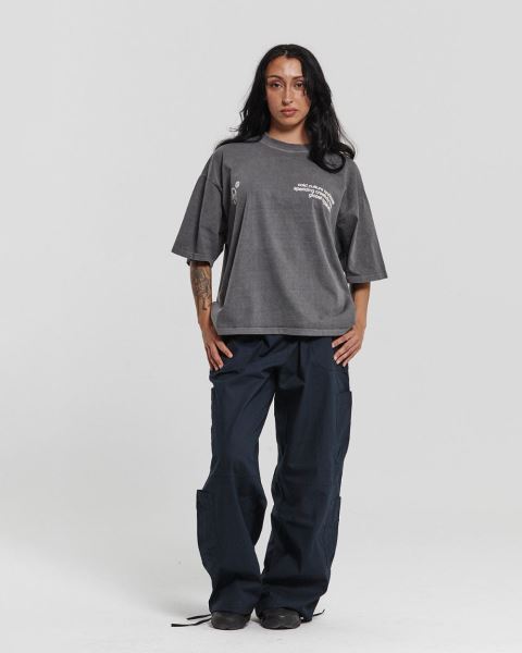 Cold Culture Spinning T Shirt Grey | 06317-UKOI