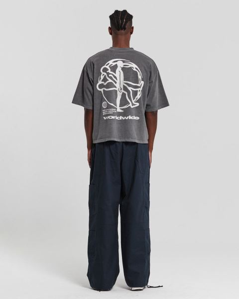 Cold Culture Spinning T Shirt Grey | 06317-UKOI