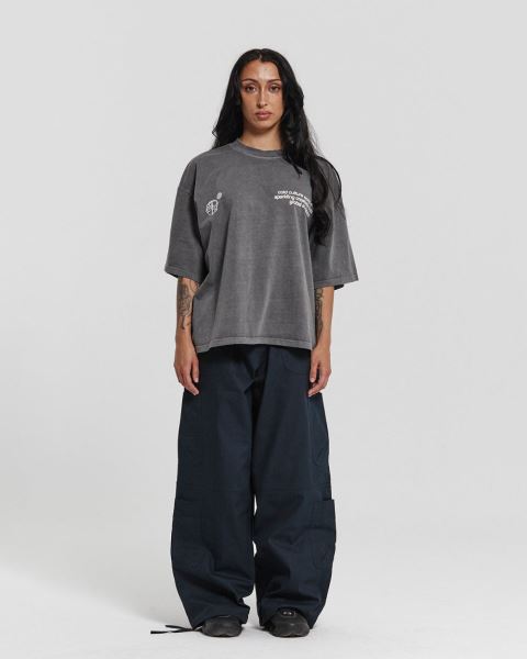 Cold Culture Spinning T Shirt Grey | 06317-UKOI