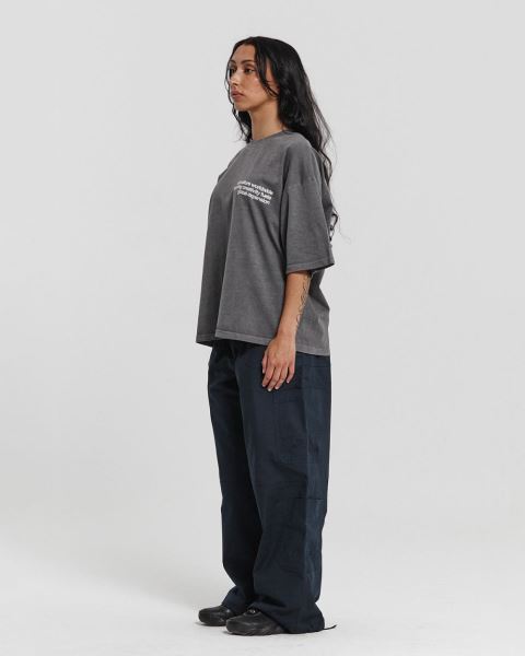 Cold Culture Spinning T Shirt Grey | 06317-UKOI