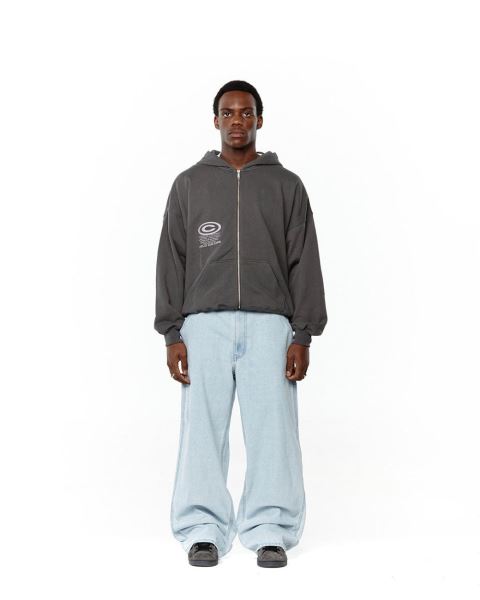 Cold Culture Starface Zip Hoodie Grey | 09742-RSEJ