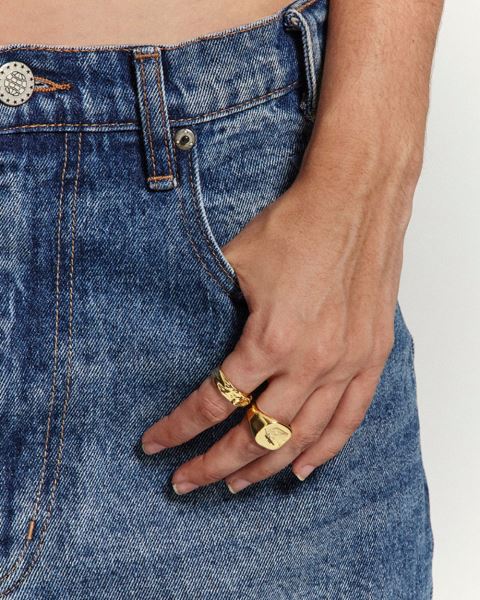 Cold Culture Starfish Ring Jewelry Gold Brown | 50431-ONWU