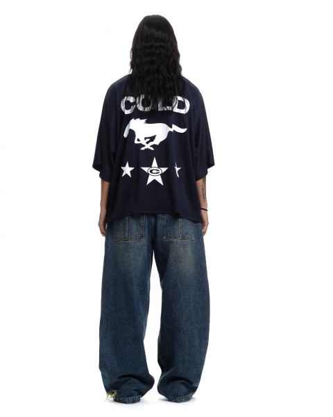 Cold Culture Star-horse Polo India Ink Shirt Yellow | 40752-MUBX