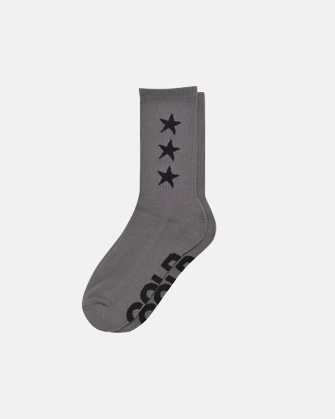 Cold Culture Starry Socks Light Grey | 18706-NZEP
