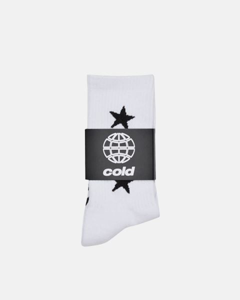Cold Culture Starry Socks White | 76485-PSTH