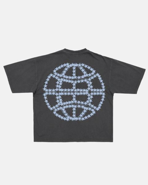 Cold Culture Starry World T Shirt Red | 03271-YWPR