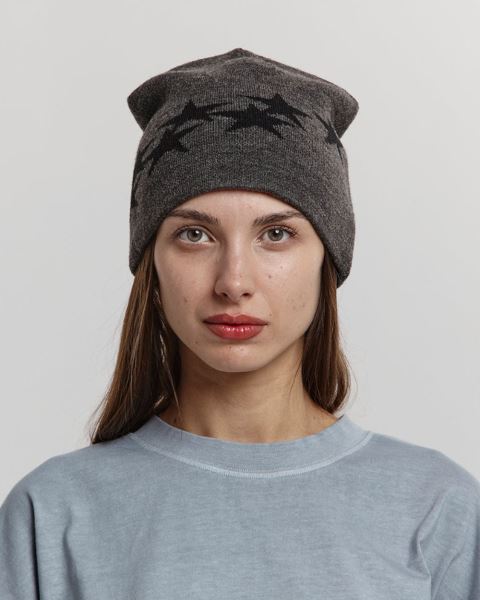 Cold Culture Stars Beanie Grey | 59801-YDBQ