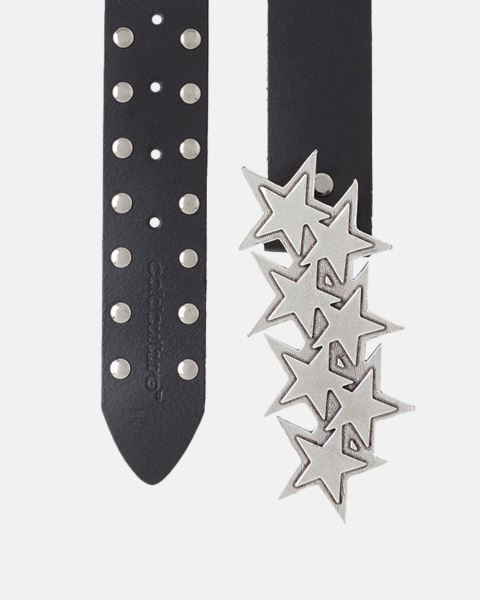 Cold Culture Stars Belts Black | 02395-DKTA