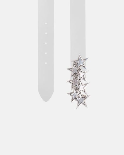 Cold Culture Stars Belts White | 82406-COXW