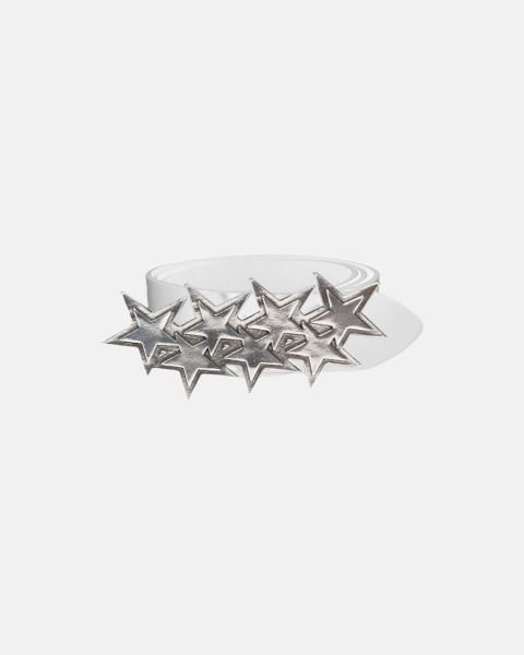 Cold Culture Stars Belts White | 82406-COXW