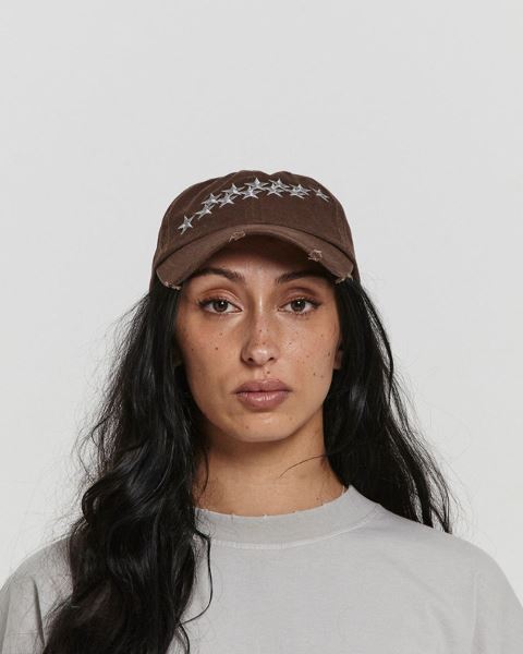 Cold Culture Stars Caps Brown | 90367-FAVW