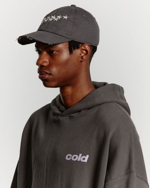 Cold Culture Stars Caps Dark Grey | 16903-TRLO