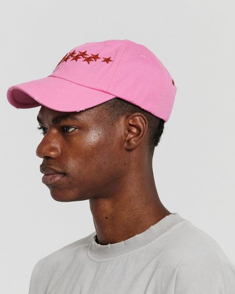 Cold Culture Stars Caps Pink | 30789-XJPY