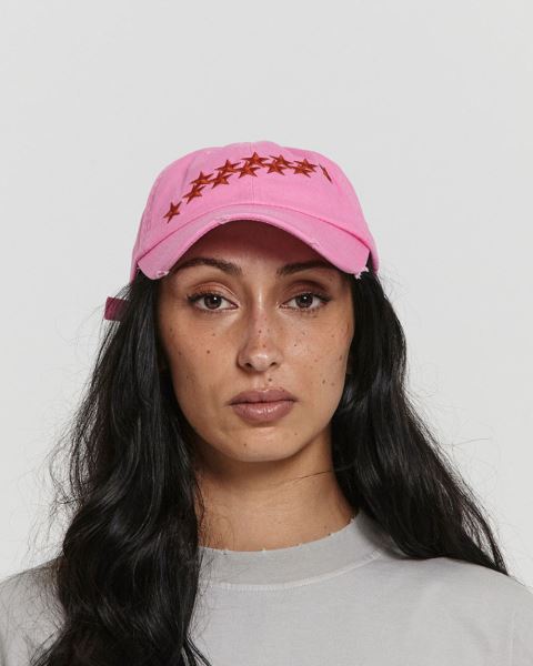 Cold Culture Stars Caps Pink | 30789-XJPY