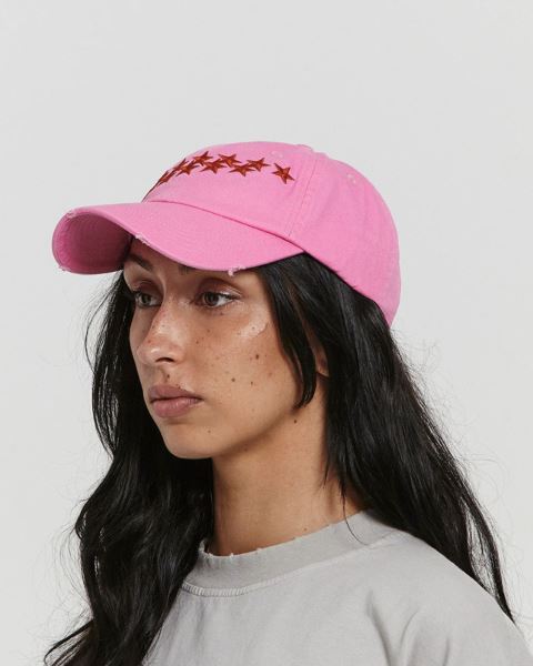 Cold Culture Stars Caps Pink | 30789-XJPY