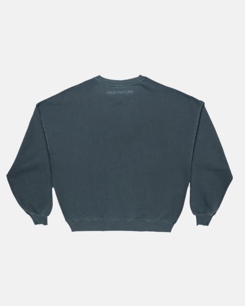 Cold Culture Stars Crewneck Sweatshirts Blue | 75302-OCHE