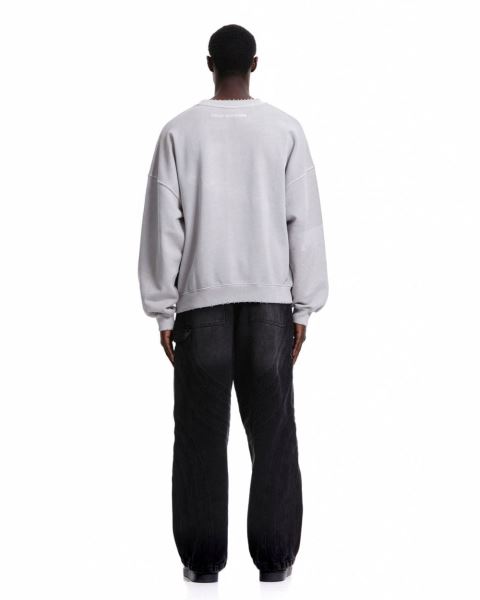 Cold Culture Stars Crewneck Sweatshirts Grey | 95381-DQHK
