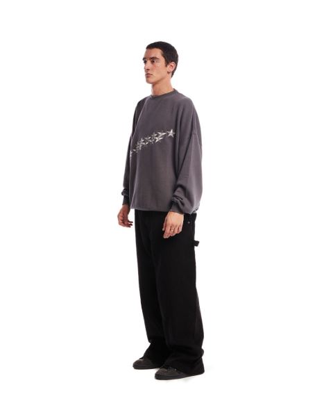 Cold Culture Stars Crewneck Sweatshirts Grey | 85017-NFMG