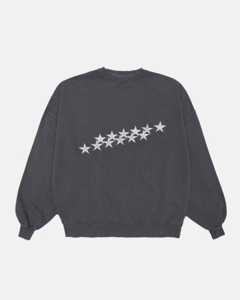 Cold Culture Stars Crewneck Sweatshirts Grey | 85017-NFMG