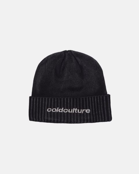 Cold Culture Stars Hem Beanie Black | 61298-TUKO