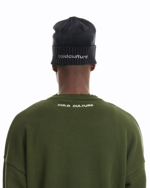 Cold Culture Stars Hem Beanie Black | 61298-TUKO