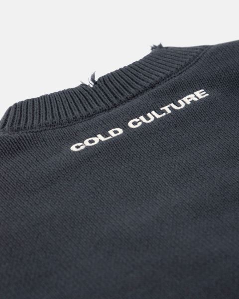 Cold Culture Stars Knitwear Black | 43529-OPZD