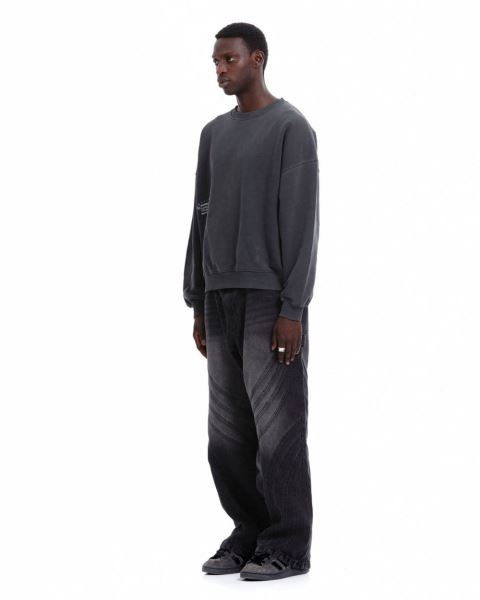 Cold Culture Stars Stella Crewneck Sweatshirts Black | 87649-NPVR