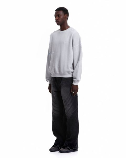 Cold Culture Stars Stella Crewneck Sweatshirts Grey | 98645-LSPJ