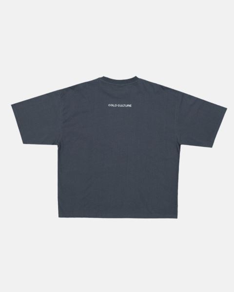 Cold Culture Stars T Shirt Blue | 70431-NCMS